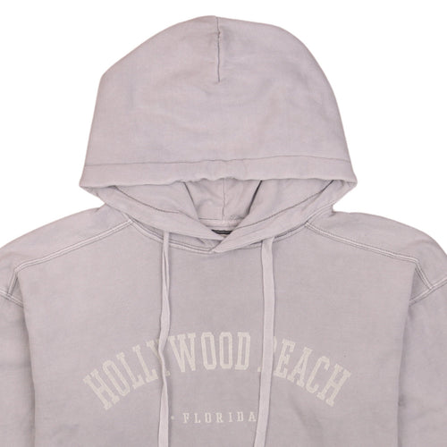 Shark Tee Men's Grey Hollywood Beach Pullover Hoodie Small