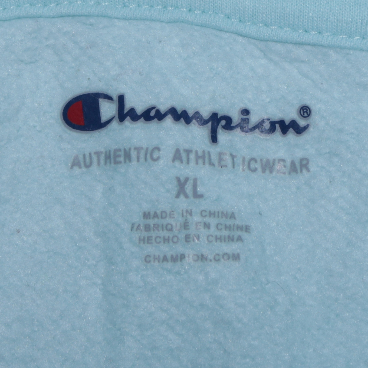 Champion Boys Blue XL Pullover Hoodie with Logo Embroidery