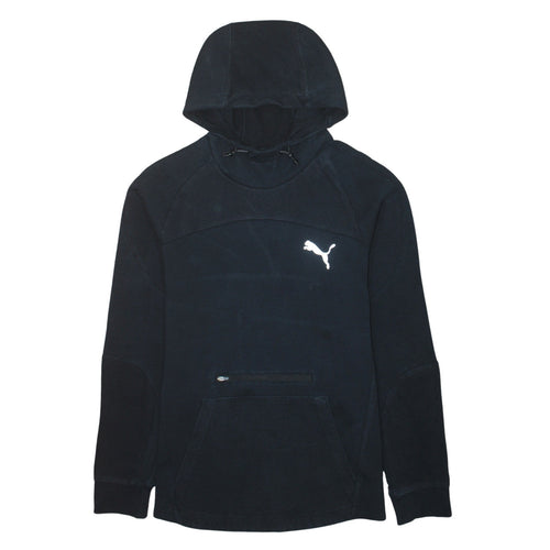 Puma Women’s Black Pullover Hoodie Medium Cotton Blend Sportswear