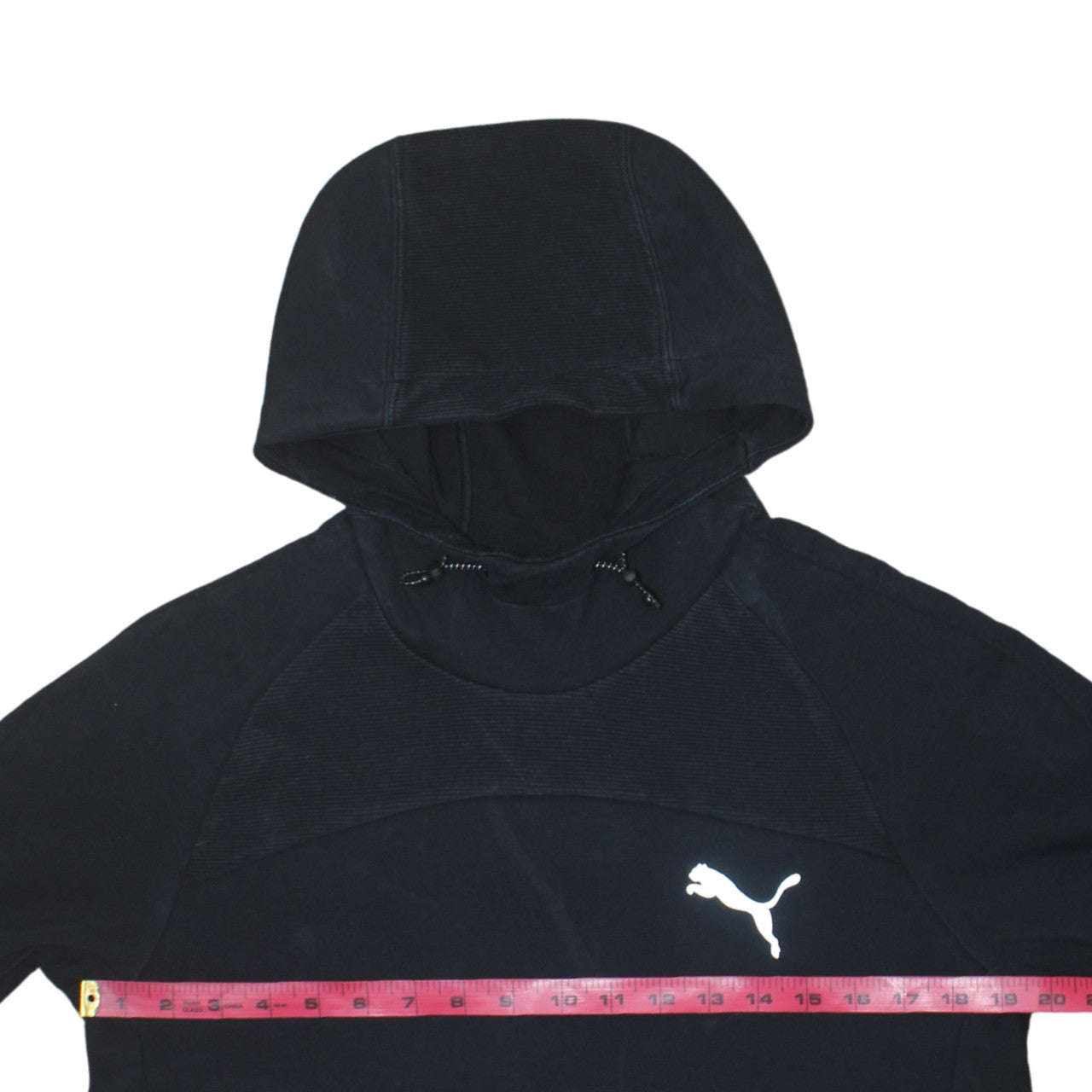 Puma Women’s Black Pullover Hoodie Medium Cotton Blend Sportswear