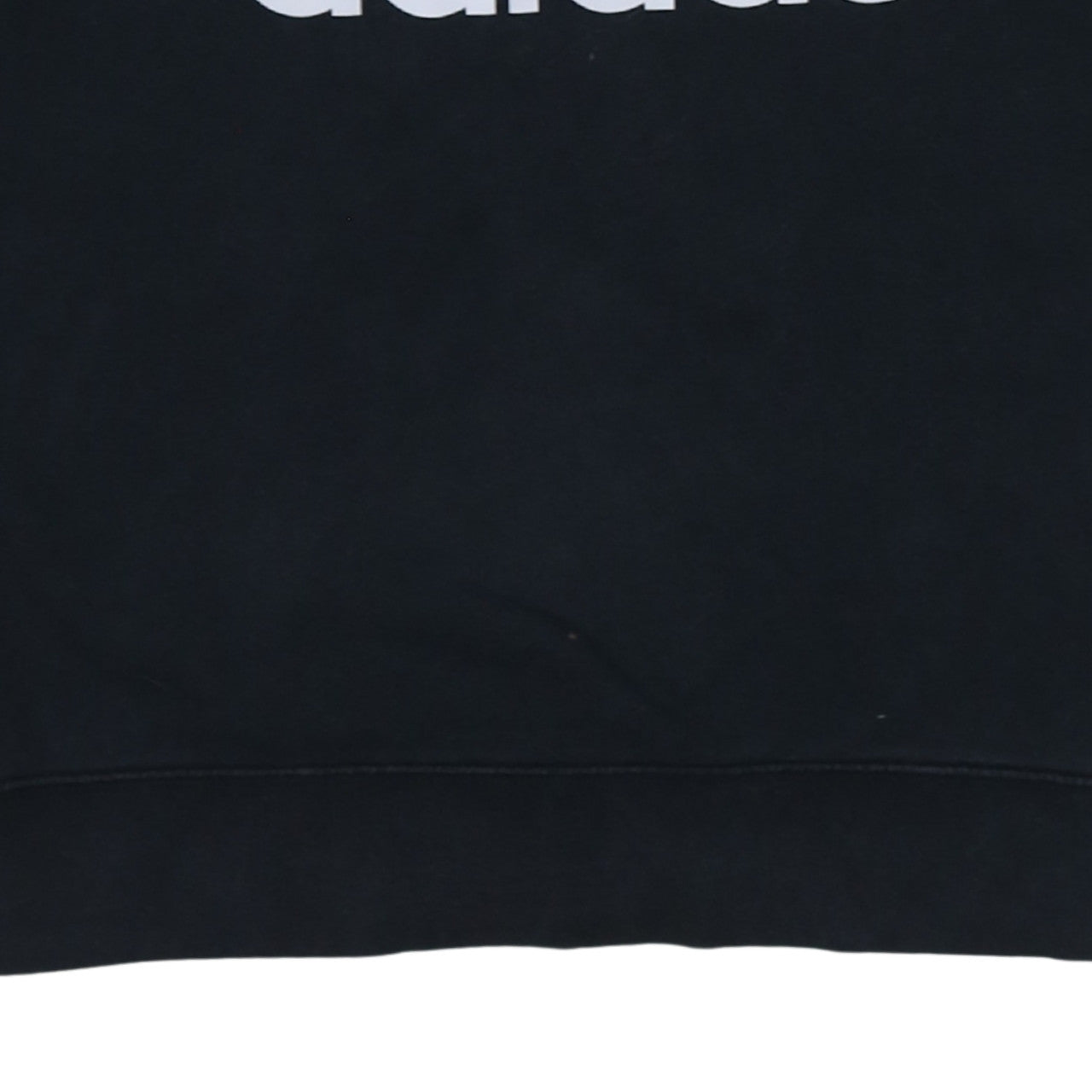 Adidas Women Black Size 12 Sweatshirt Crew Neck Logo Pullover