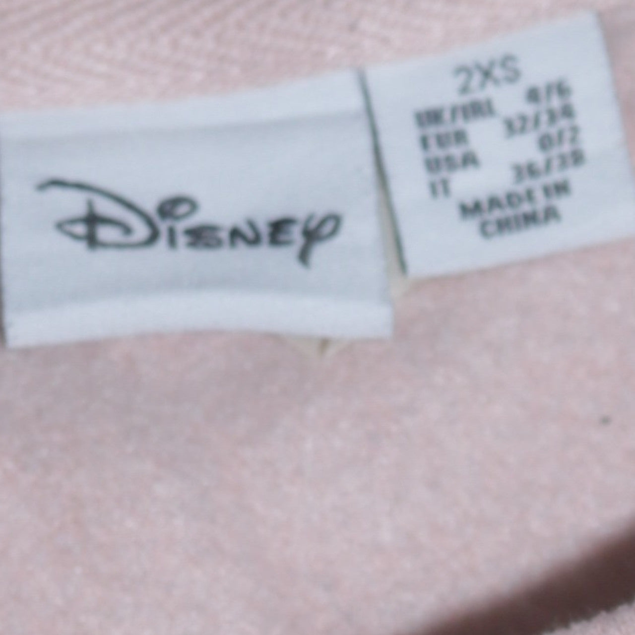 Disney Women's Beige Minnie Mouse Pullover Sweatshirt 2XS