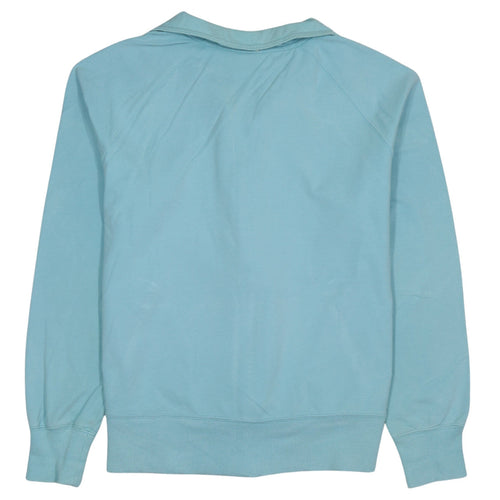 Nike Womens Blue Track Jacket L Full Zip Lightweight Sportswear