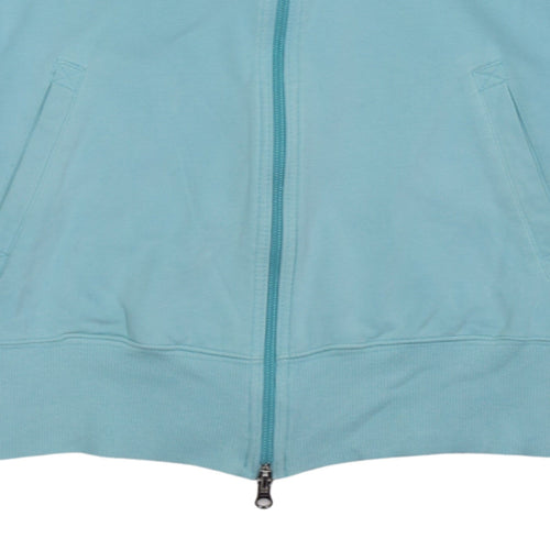 Nike Womens Blue Track Jacket L Full Zip Lightweight Sportswear