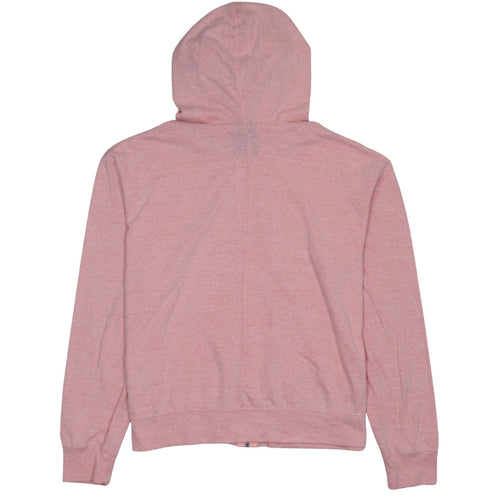 Nike Womens Pink Full Zip Hoodie Medium Cotton Blend