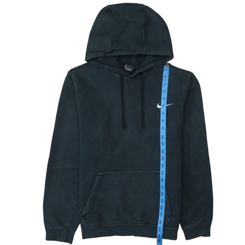 Nike Men's Black Pullover Hoodie S Logo Fleece Sweatshirt