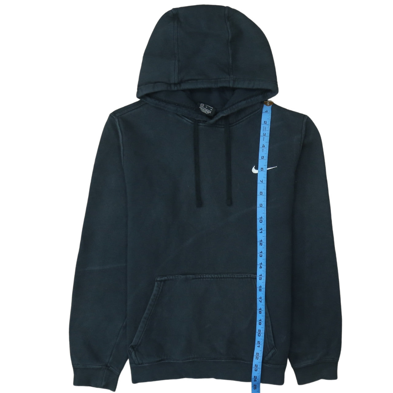 Nike Men's Black Pullover Hoodie S Logo Fleece Sweatshirt