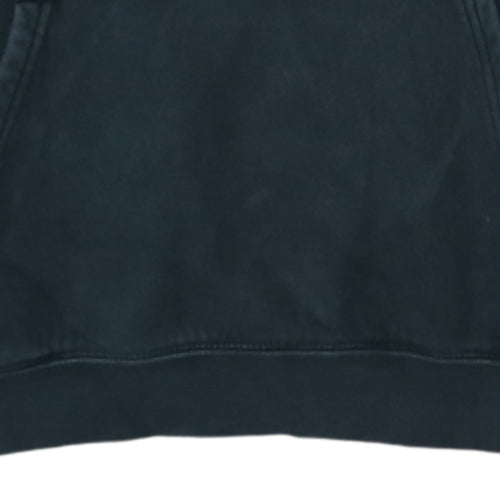Nike Men's Black Pullover Hoodie S Logo Fleece Sweatshirt