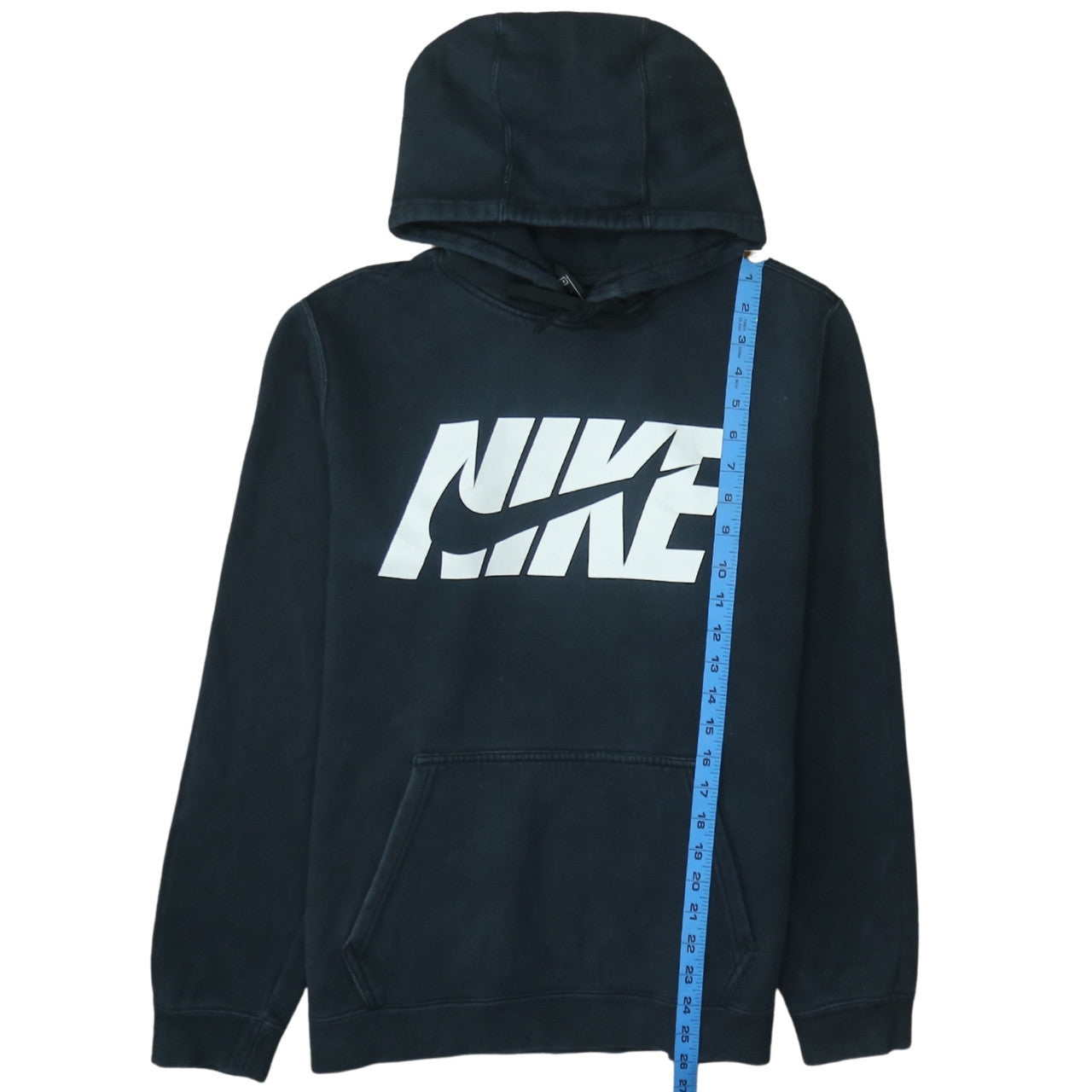 Nike Men's Black Pullover Hoodie M Graphic Logo Fleece Sweatshirt