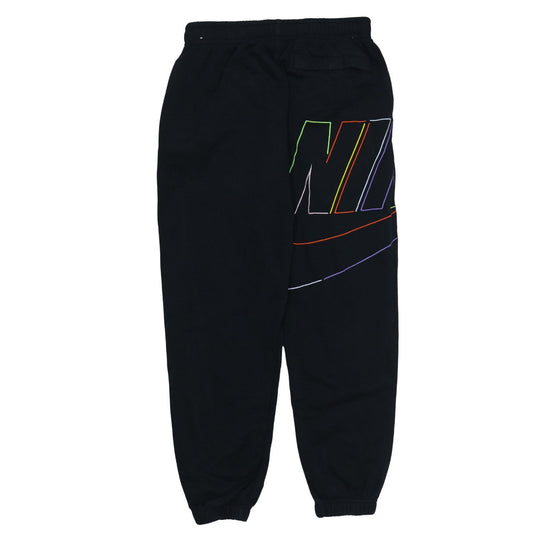 Nike Men's Black Logo Jogger Sweatpants M Regular Fit Fleece