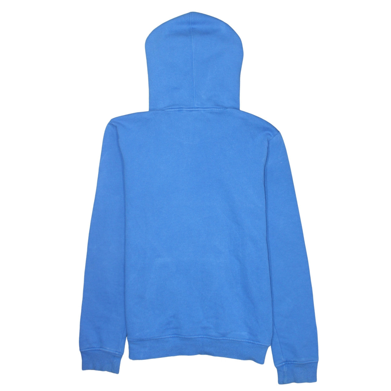 Adidas Men Blue Pullover Hoodie S Fleece Logo Sweatshirt
