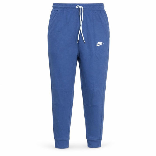 Front view of Nike Men Blue Small Jogger Sweatpants Cotton Blend Drawstring