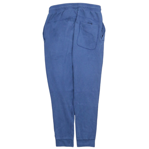 Nike Men Blue Small Jogger Sweatpants Cotton Blend Drawstring