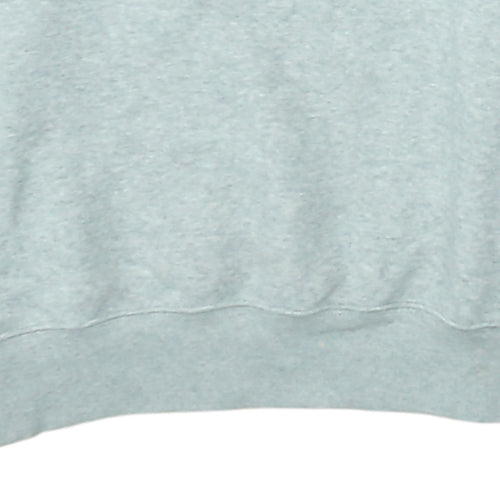 Champion Men's Grey Pullover Sweatshirt Large Crew Neck Logo