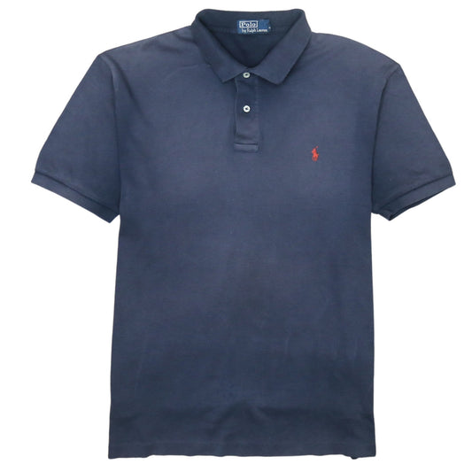 Ralph Lauren Men's Blue Cotton Polo Shirt Size L Classic Fit