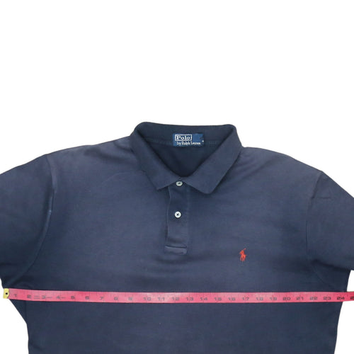Ralph Lauren Men's Blue Cotton Polo Shirt Size L Classic Fit