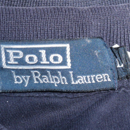 Ralph Lauren Men's Blue Cotton Polo Shirt Size L Classic Fit