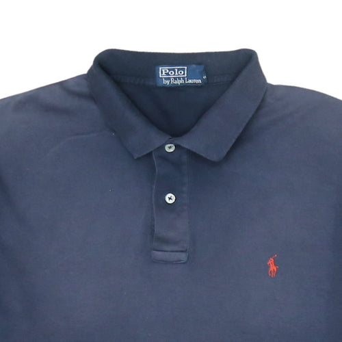 Ralph Lauren Men's Blue Cotton Polo Shirt Size L Classic Fit
