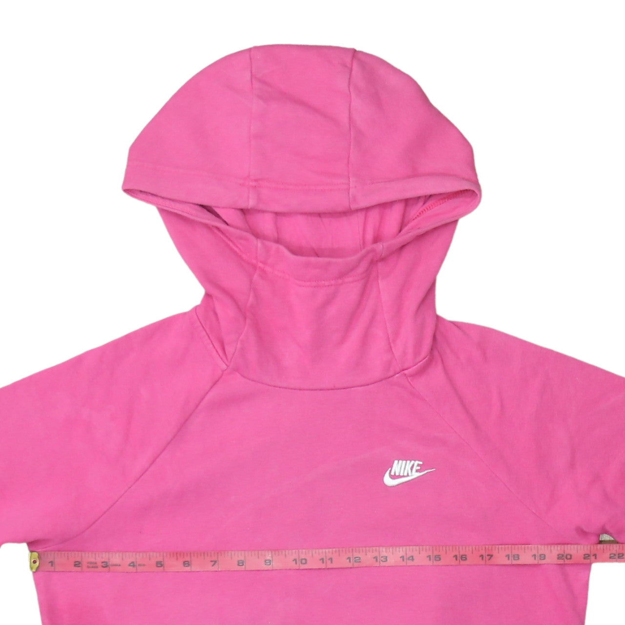 Nike Women’s Pink Pullover Hoodie Medium Cotton Sweatshirt