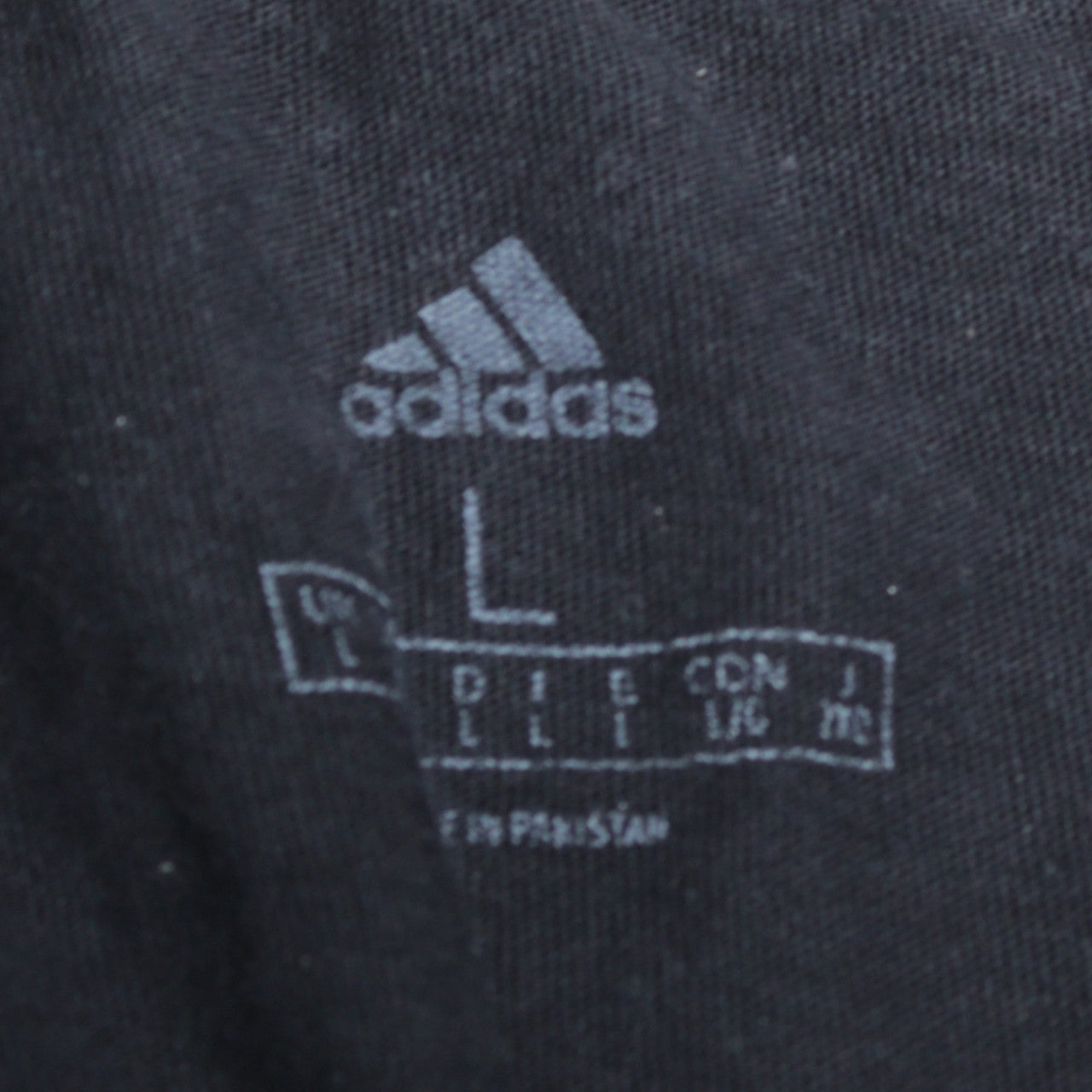 Adidas Men's Black Large 3-Stripes Crew Neck Sports T-Shirt