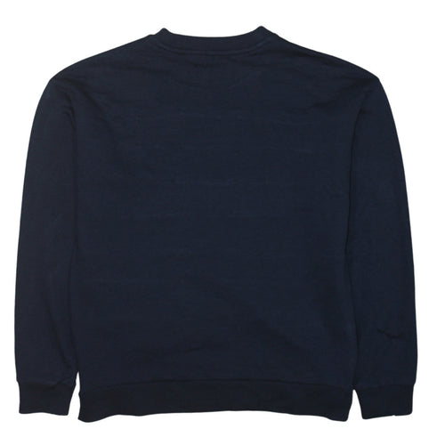Tommy Hilfiger Men's Blue Striped Crew Neck Sweatshirt L