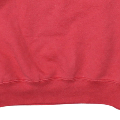 Champion Men's Red Wisconsin Crew Neck Sweatshirt Size S