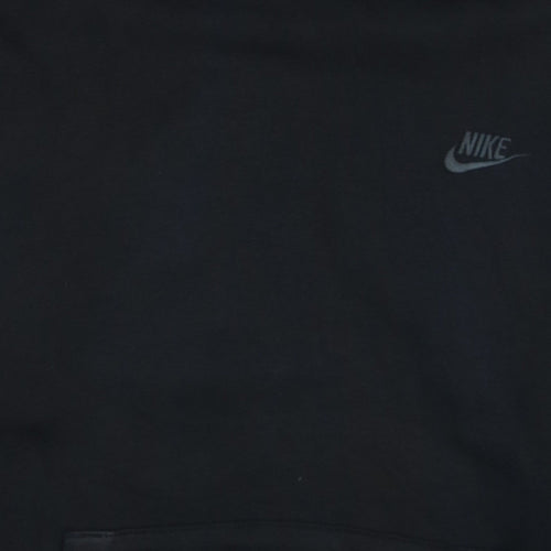 Nike Men's Black M Tall Pullover Hoodie Fleece Sportswear