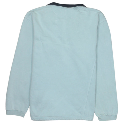 Champion Boys Blue 1/4 Zip Logo Fleece Sweatshirt 13-14 Years