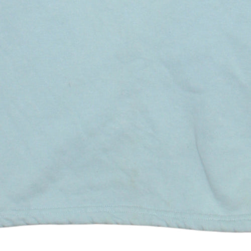 Champion Boys Blue 1/4 Zip Logo Fleece Sweatshirt 13-14 Years
