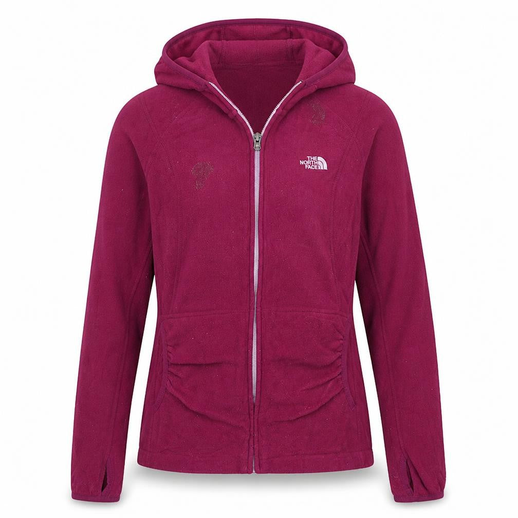 The North Face Women’s Magenta Fleece Full Zip Hoodie Size M