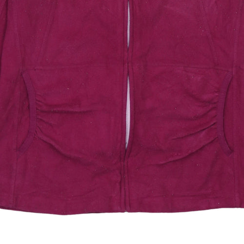 The North Face Women’s Magenta Fleece Full Zip Hoodie Size M