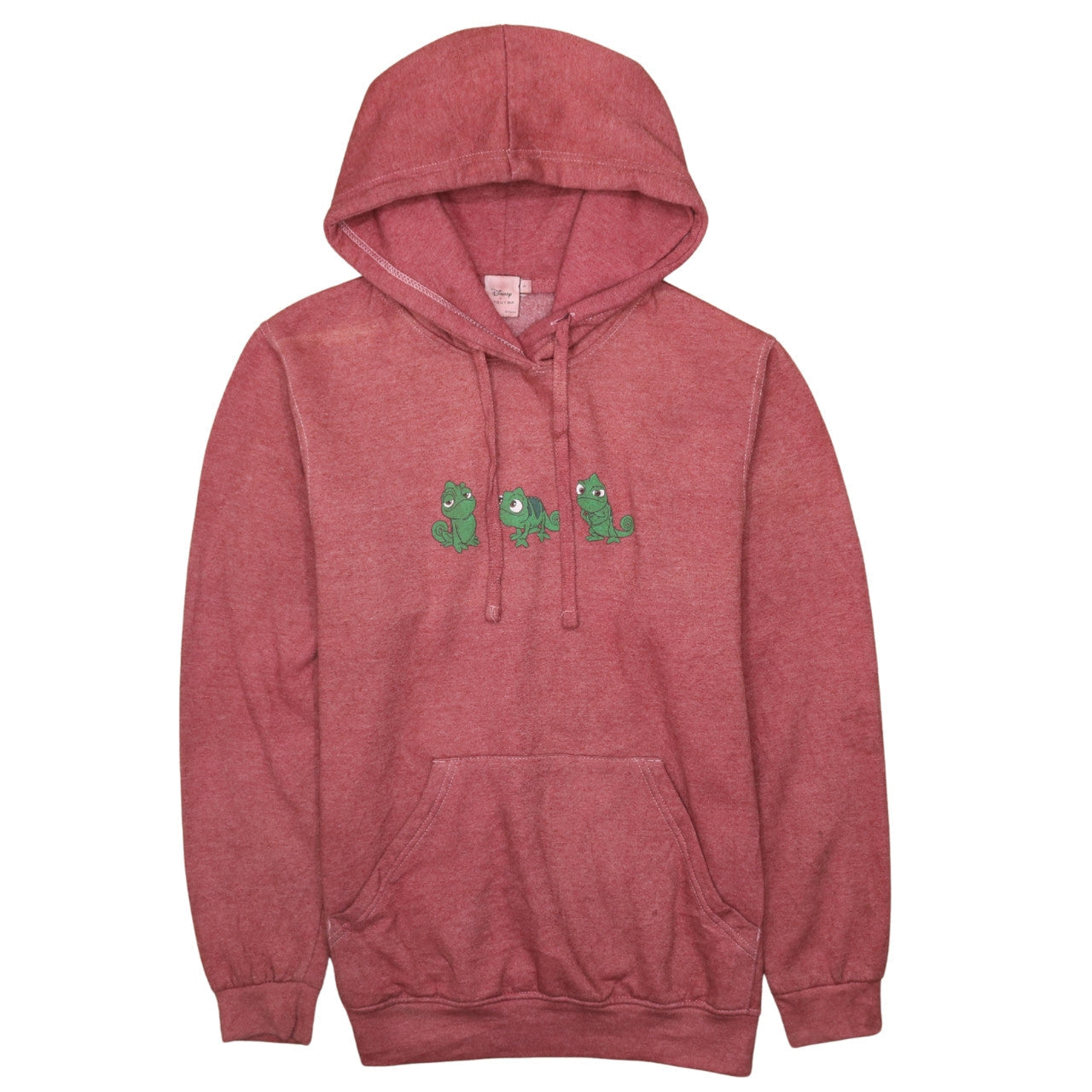 Disney x Skinnydip Women Red Pullover Hoodie Pascal Embroidered Size S