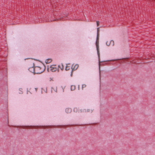 Disney x Skinnydip Women Red Pullover Hoodie Pascal Embroidered Size S