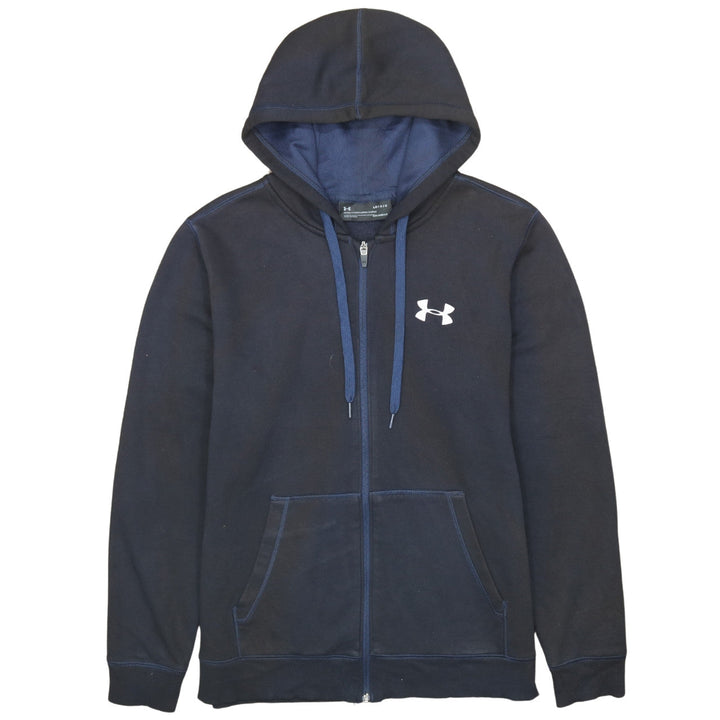 Under Armour Men's Blue Full Zip Hoodie Size L ColdGear Fitted