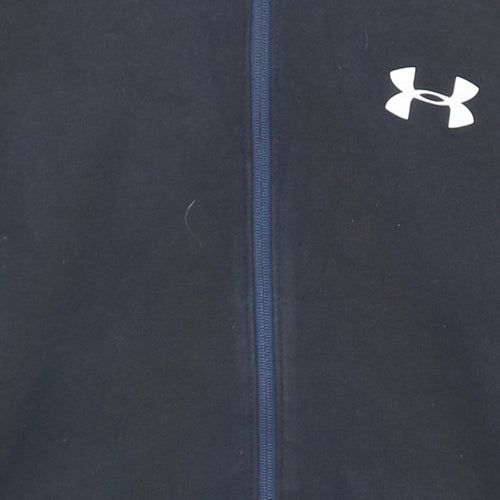 Under Armour Men's Blue Full Zip Hoodie Size L ColdGear Fitted