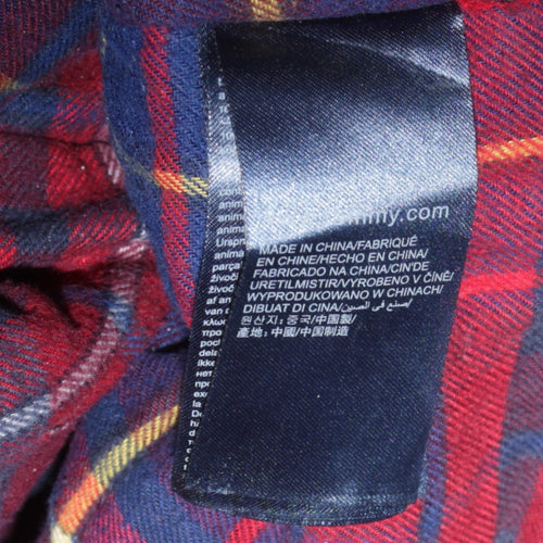Tommy Hilfiger Men’s Green Military Jacket XL Full Zip Cotton