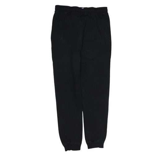 Puma Boys Black Jogger Sweatpants 15-16 Years Elastic Waist Fleece