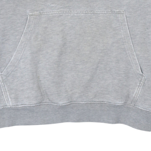 Champion Mens Grey XL Pullover Hoodie Embroidered Logo Sweatshirt