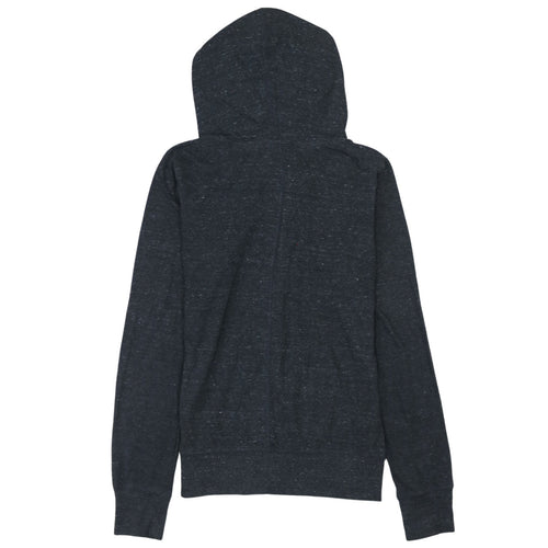 Nike Women Black Full Zip Hoodie Sweatshirt Size S