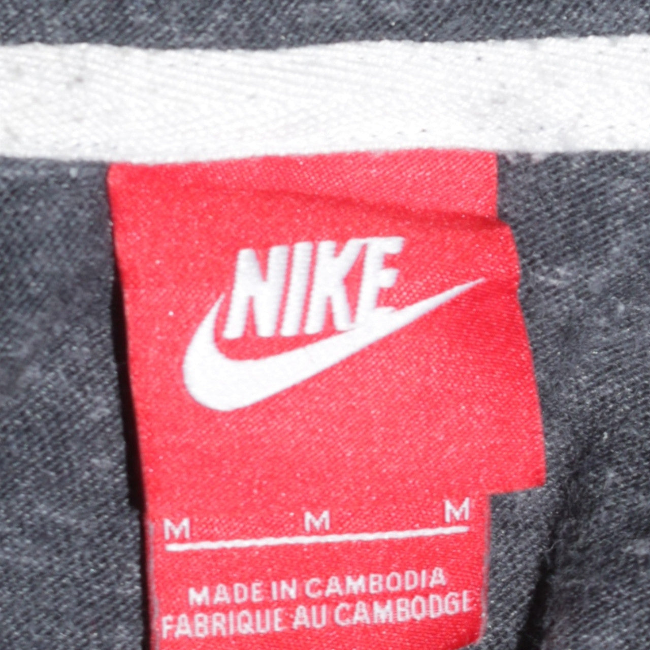 Nike Women's Grey Full Zip Hoodie M Cotton Blend Just Do It Logo
