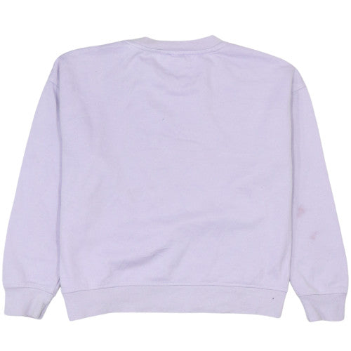 Disney Women XS Purple Stitch Sweatshirt Pullover Casual