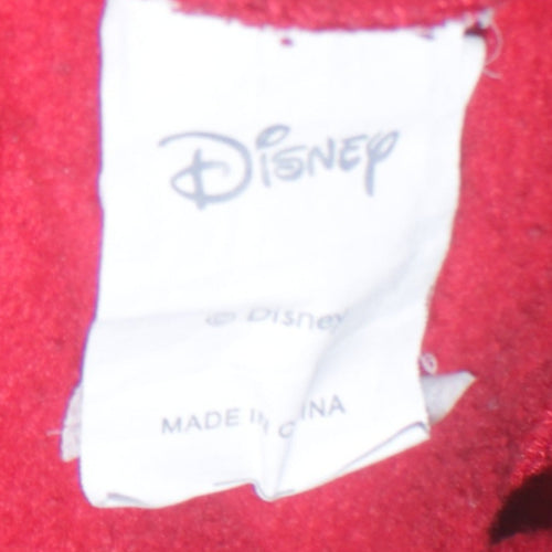 Disney Women Red Mickey Mouse Pullover Sweatshirt XL