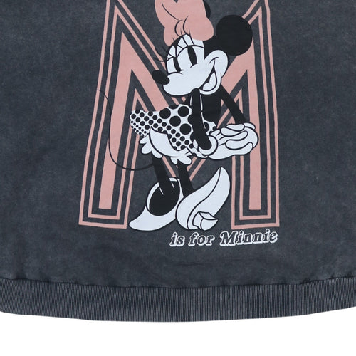 George Disney Minnie Mouse Charcoal Sweatshirt Women 2XL Pullover