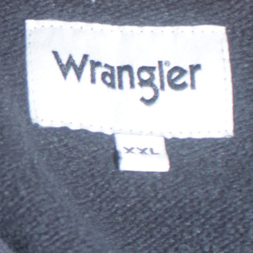 Wrangler Men's Multicoloured 2XL Pullover Hoodie with Logo