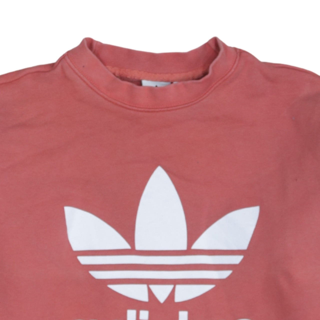 Adidas Womens Pink Crew Neck Pullover Sweatshirt XS