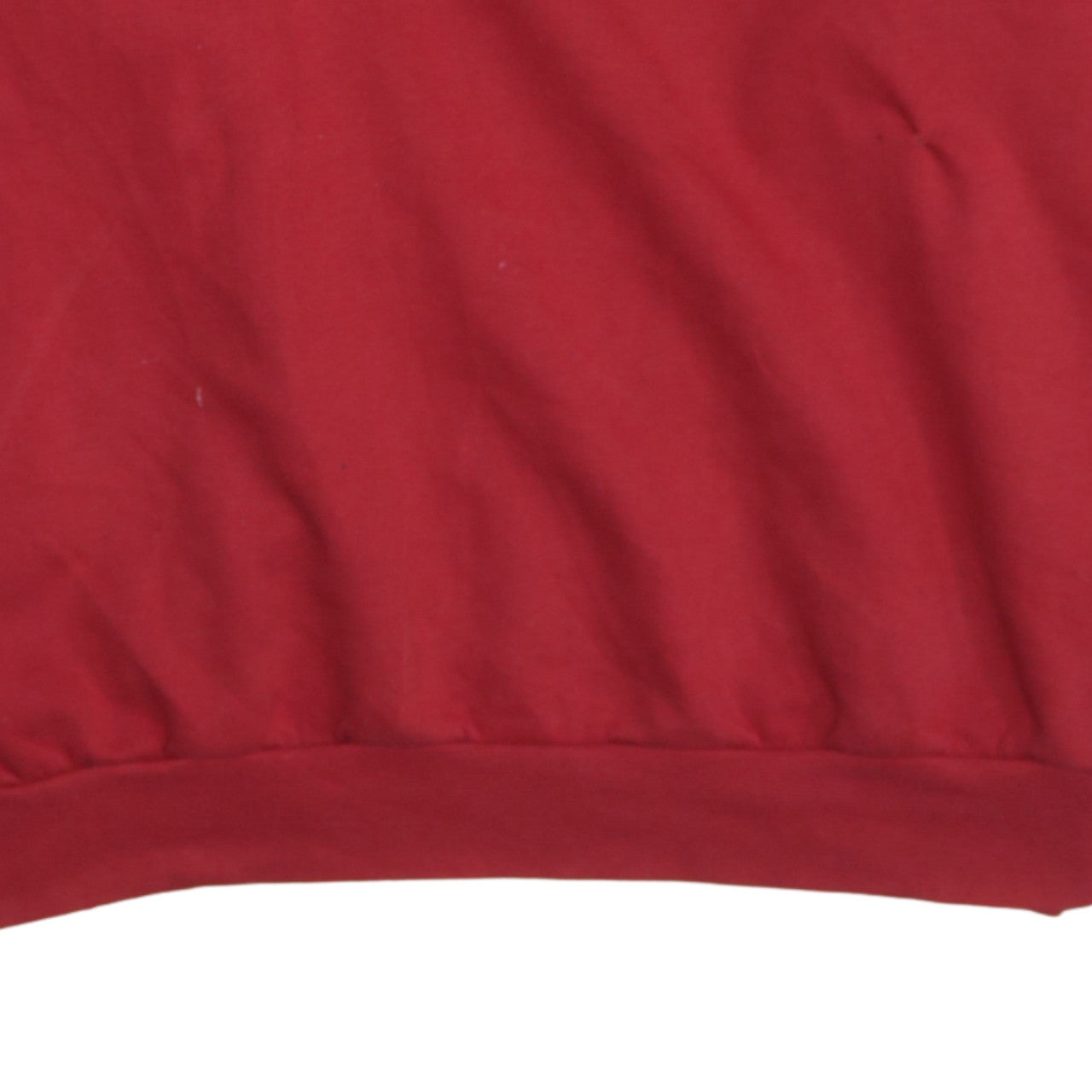 Reebok Men's Red Crew Neck Fleece Sweatshirt L Pullover Vintage Sportswear