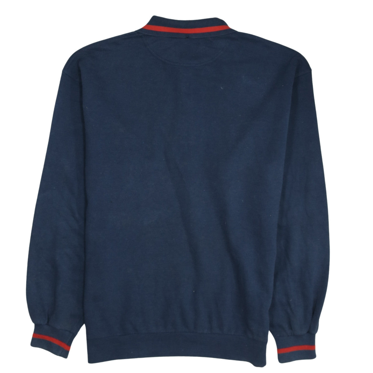 Fila Men’s Blue Long Sleeve Polo Shirt L Vintage Sportswear