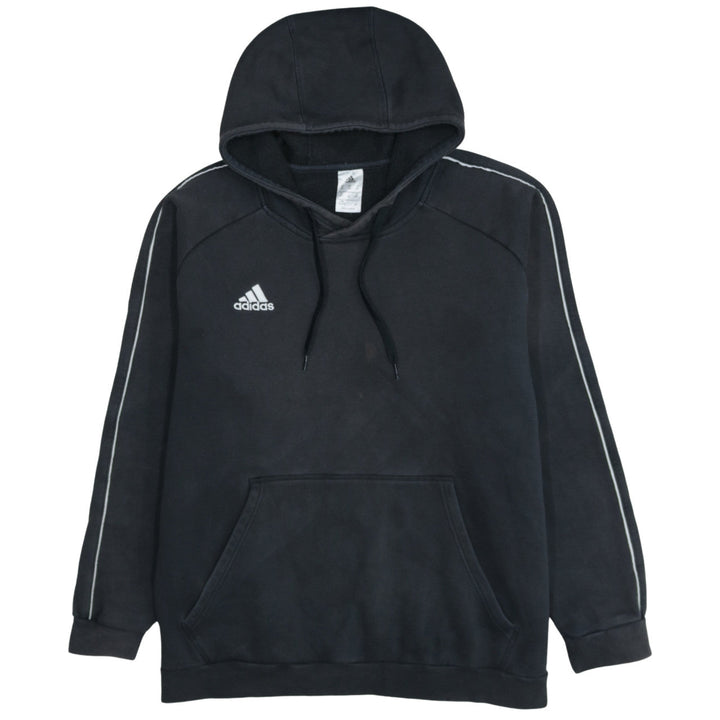 Adidas Men's Black 2XL Pullover Hoodie Fleece Sportswear