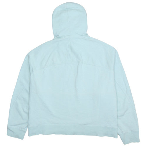 Adidas Womens Blue Pullover Hoodie Size 18 Relaxed Fit Logo Top