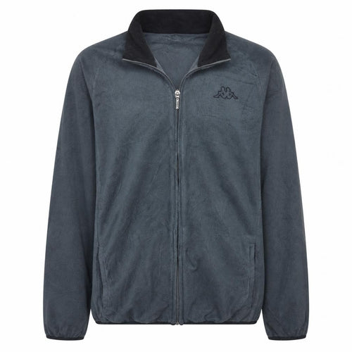Kappa Mens Grey 2XL Fleece Full Zip Sports Jacket